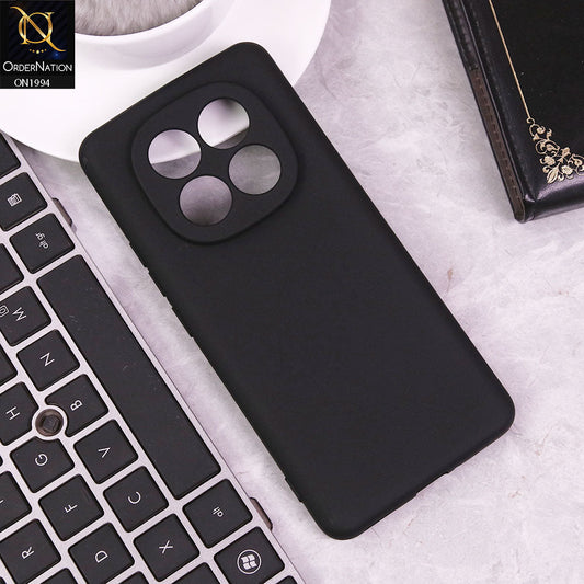 Xiaomi Redmi Note 14 Pro Plus 5G Cover - Black -  Matte Shockproof Sillica Gel Soft Case