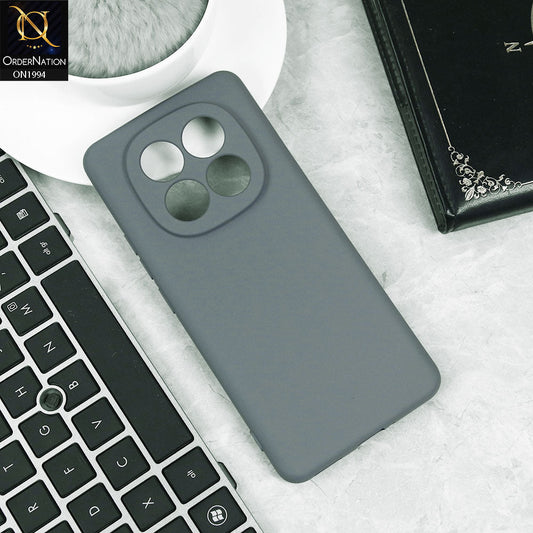 Xiaomi Redmi Note 14 Pro Plus 5G Cover - Light Gray -  Matte Shockproof Sillica Gel Soft Case
