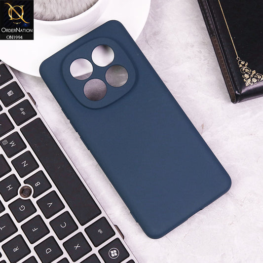 Xiaomi Redmi Note 14 Pro Plus 5G Cover - Royal Blue -  Matte Shockproof Sillica Gel Soft Case