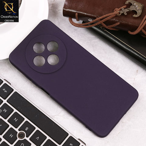 Oppo F27 Cover - Purple - Matte Shockproof Sillica Gel Soft Case
