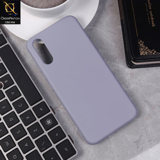 Vivo S1 Cover - Light Purple -  Matte Shockproof Sillica Gel Soft Case