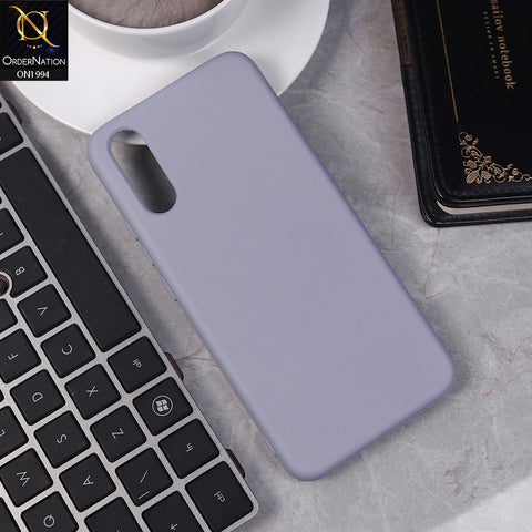 Vivo S1 Cover - Light Purple -  Matte Shockproof Sillica Gel Soft Case