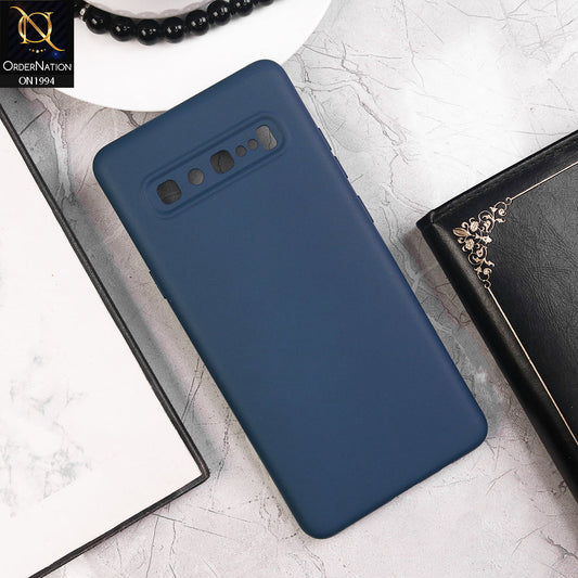 Samsung Galaxy S10 5G - Royal Blue - Matte Shockproof Sillica Gel Soft Case