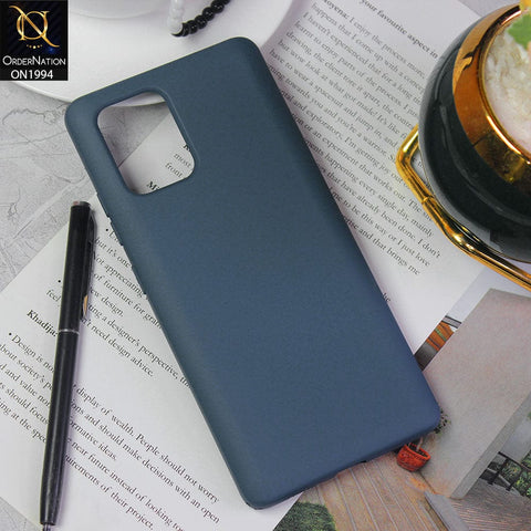 Samsung Galaxy S10 Lite - Blue - Matte Shockproof Sillica Gel Soft Case