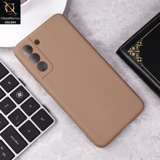Samsung Galaxy S21 FE 5G  Cover - Desert - Matte Shockproof Sillica Gel Soft Case