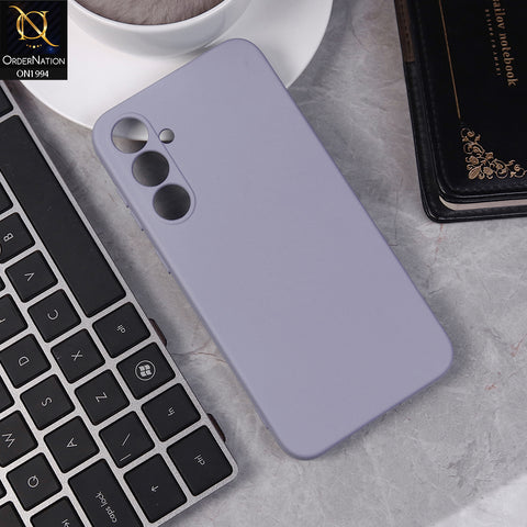 Samsung Galaxy S23 FE Cover - Light Purple - Matte Shockproof Sillica Gel Soft Case