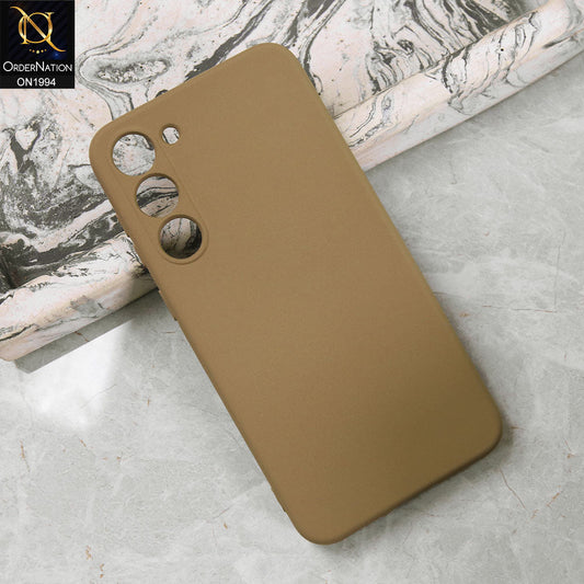Samsung Galaxy S23 Plus 5G Cover - Desert - Matte Shockproof Sillica Gel Soft Case