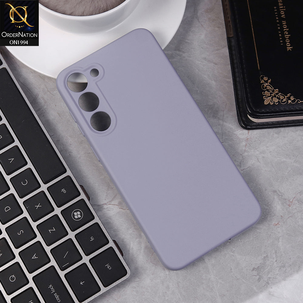 Samsung Galaxy S23 Plus 5G Cover - Light Purple -  Matte Shockproof Sillica Gel Soft Case
