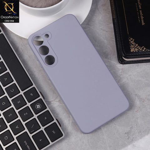 Samsung Galaxy S23 Plus 5G Cover - Light Purple -  Matte Shockproof Sillica Gel Soft Case