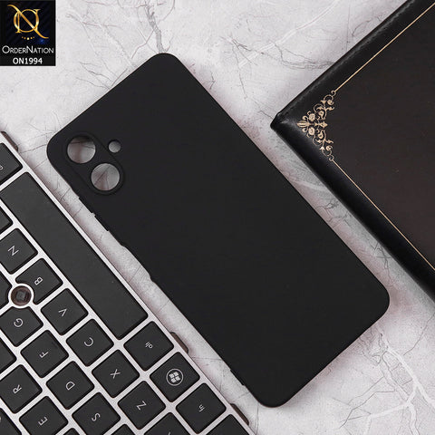 Samsung Galaxy A06 Cover - Black - Matte Shockproof Sillica Gel Soft Case