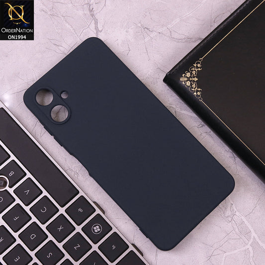 Samsung Galaxy A06 Cover - Midnight Blue - Matte Shockproof Sillica Gel Soft Case