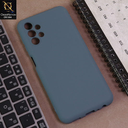 Samsung Galaxy A13 Cover  - Grey -  Matte Shockproof Sillica Gel Soft Case