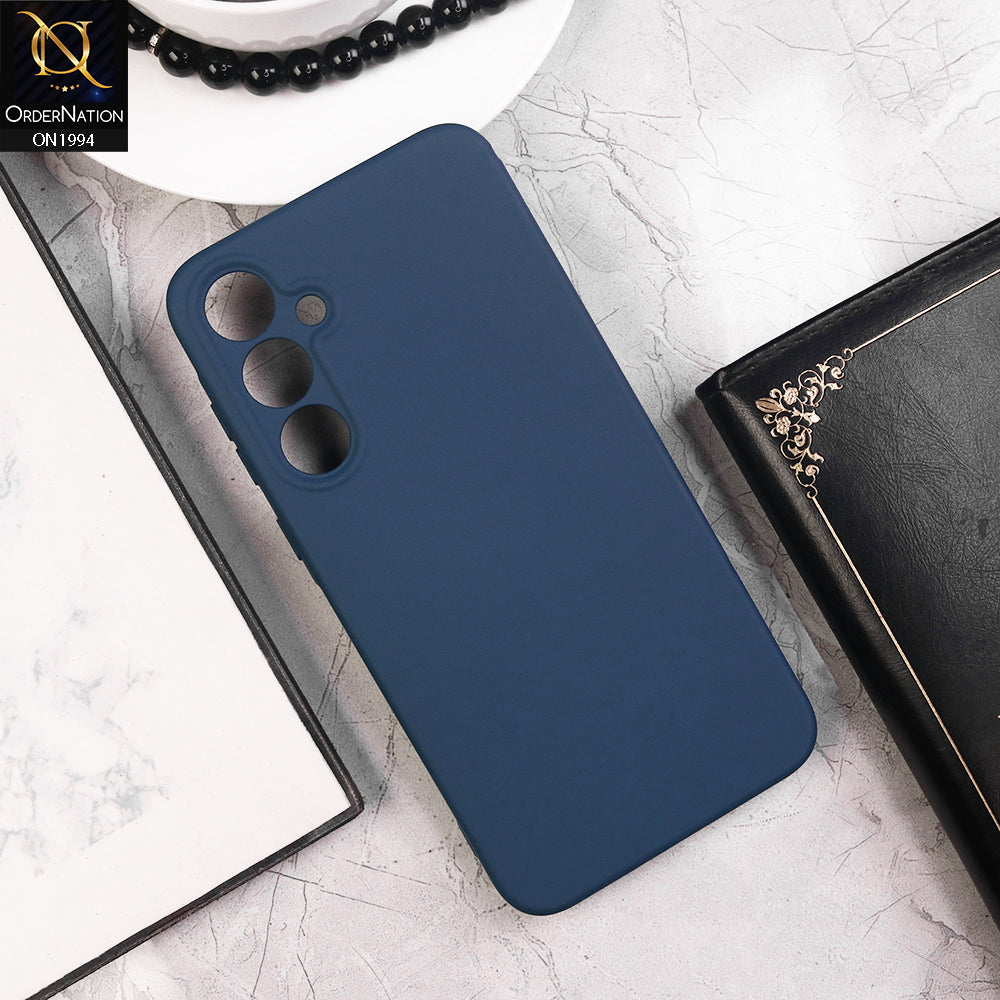 Samsung Galaxy A15 5G - Royal Blue - Matte Shockproof Sillica Gel Soft Case