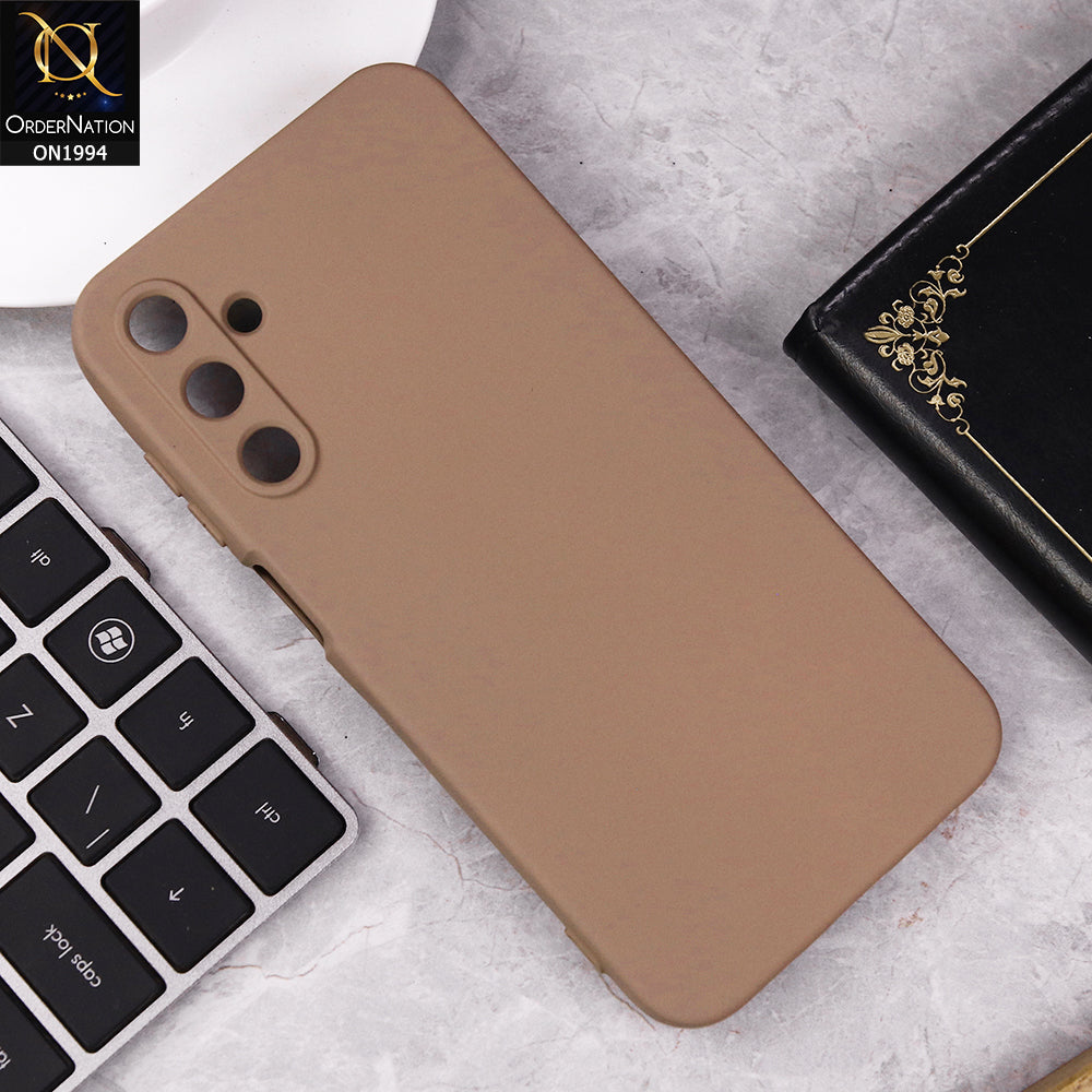 Samsung Galaxy A15 4G Cover - Desert - Matte Shockproof Sillica Gel Soft Case