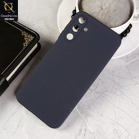 Samsung Galaxy A15 4G Cover - Midnight Blue - Matte Shockproof Sillica Gel Soft Case
