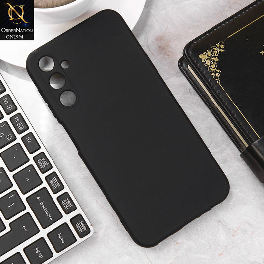 Samsung Galaxy S24 FE Cover - Black - Matte Shockproof Sillica Gel Soft Case
