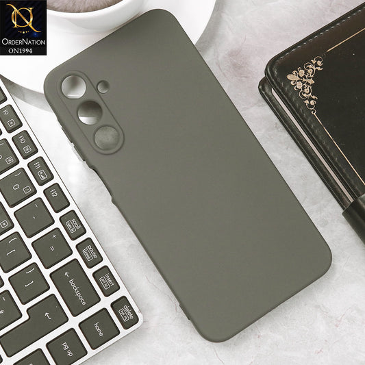 Samsung Galaxy A16 Cover - Gray - Matte Shockproof Sillica Gel Soft Case