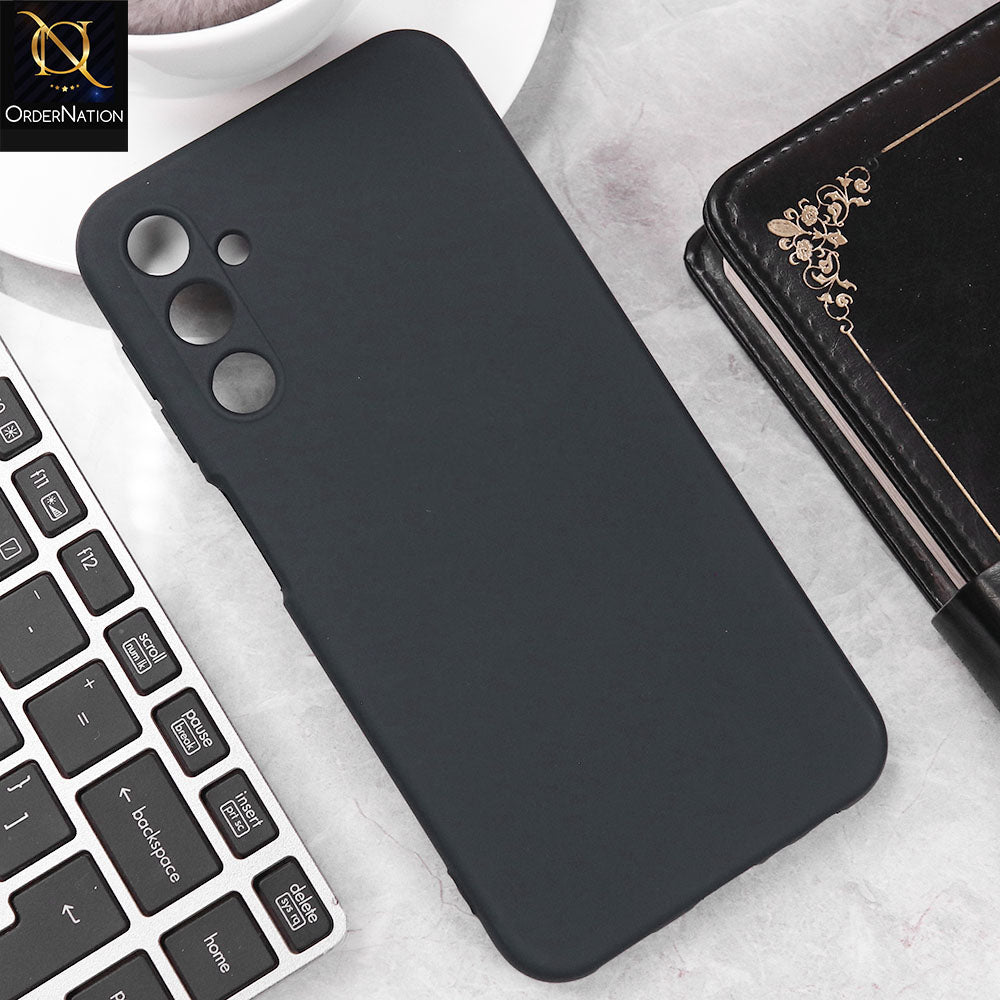Samsung Galaxy A34 5G Cover - Midnight Blue - Matte Shockproof Sillica Gel Soft Case