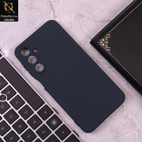 Samsung Galaxy A16 5G Cover - Midnight Blue - Matte Shockproof Sillica Gel Soft Case