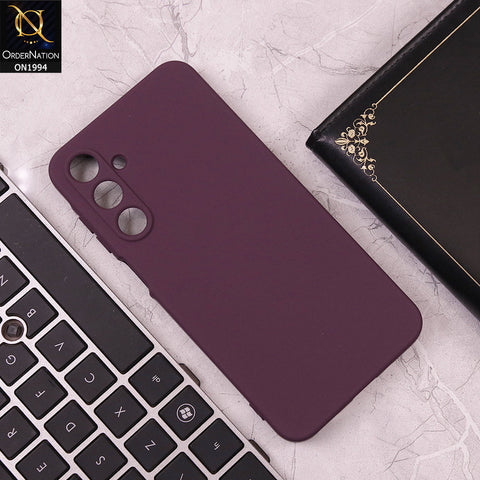Samsung Galaxy A16 Cover - Purple - Matte Shockproof Sillica Gel Soft Case