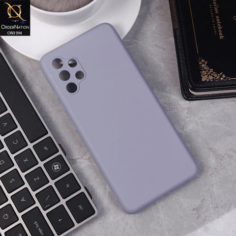 Samsung Galaxy A32 Cover - Light Purple -  Matte Shockproof Sillica Gel Soft Case