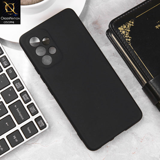 Samsung Galaxy A53 5G Cover - Black - Matte Shockproof Sillica Gel Soft Case