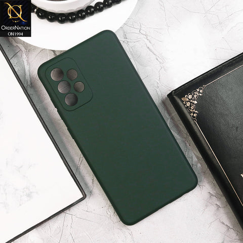 Samsung Galaxy A73 5G - Green - Matte Shockproof Sillica Gel Soft Case