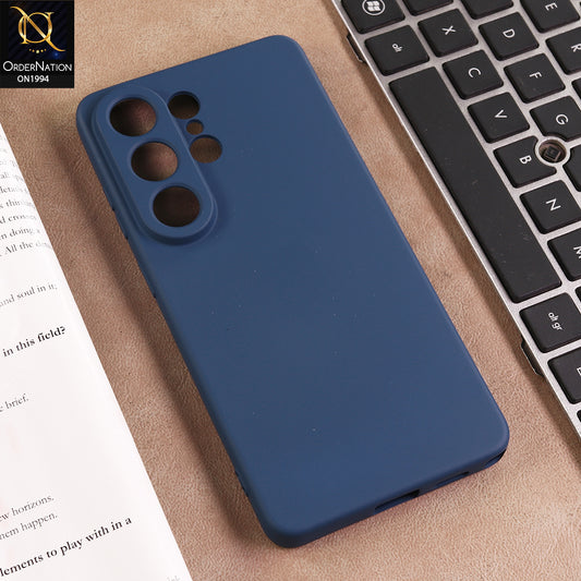 Samsung Galaxy S26 Ultra Cover - Blue - New Matte Blue Silicone Case  Soft Touch Slim Back Cover