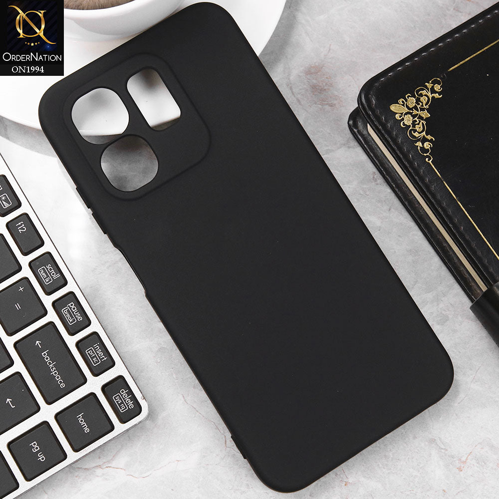 Infinix Smart 9 HD Cover - Black - Matte Shockproof Sillica Gel Soft Case