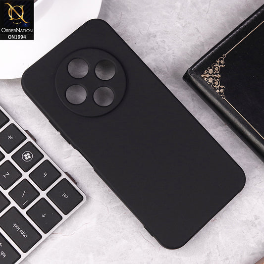 Tecno Spark 30C 4G  Cover - Black - Matte Shockproof Sillica Gel Soft Case