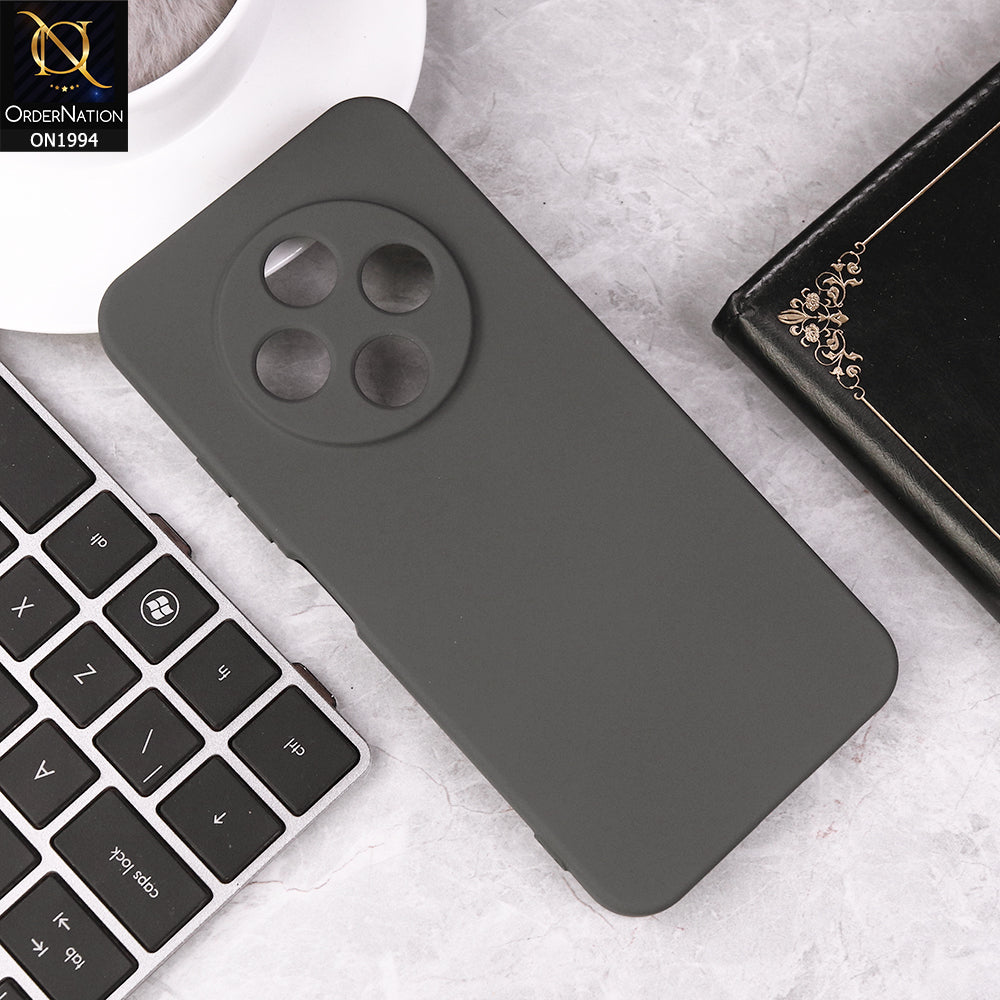 Tecno Spark 30C 4G  Cover - Gray - Matte Shockproof Sillica Gel Soft Case