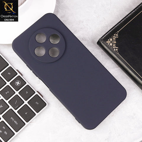 Tecno Spark 30C 4G  Cover - Midnight Blue - Matte Shockproof Sillica Gel Soft Case