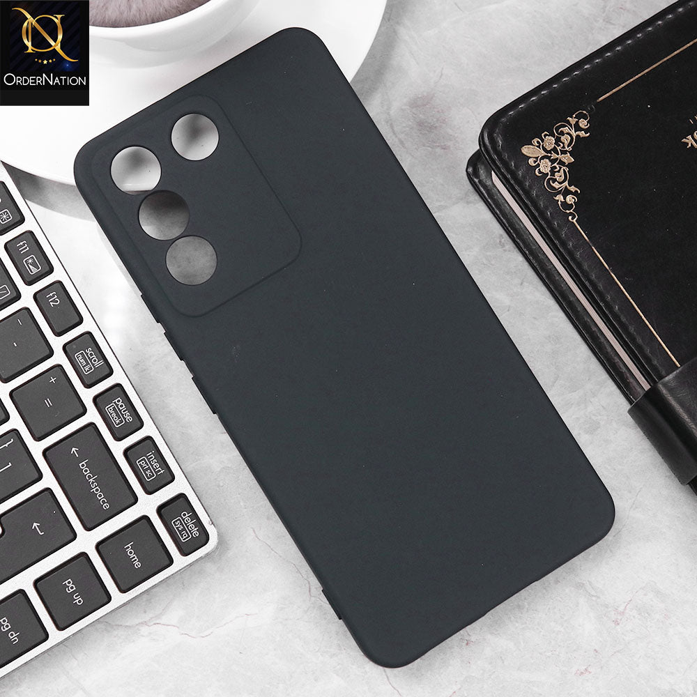 Vivo S16e Cover - Midnight Blue - Matte Shockproof Sillica Gel Soft Case