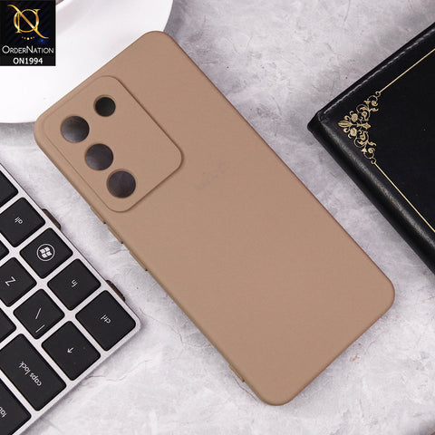Vivo V29e  Cover - Desert - Matte Shockproof Sillica Gel Soft Case