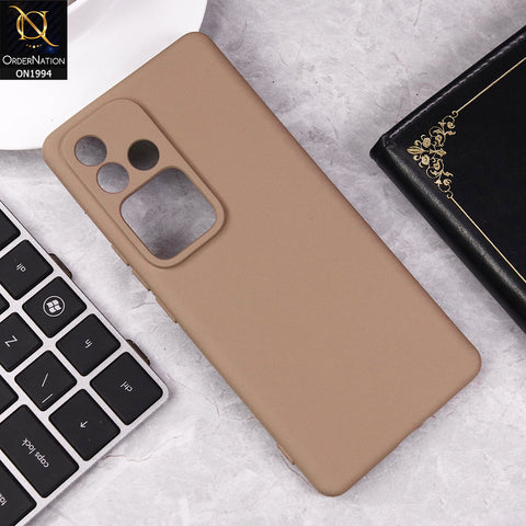 Vivo S18  Cover - Desert - Matte Shockproof Sillica Gel Soft Case