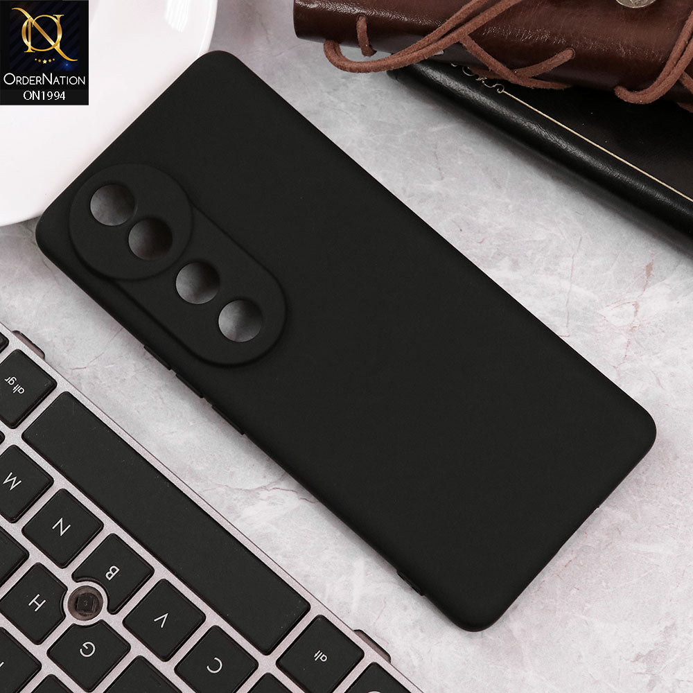 Vivo S19 Cover - Black - Matte Shockproof Sillica Gel Soft Case