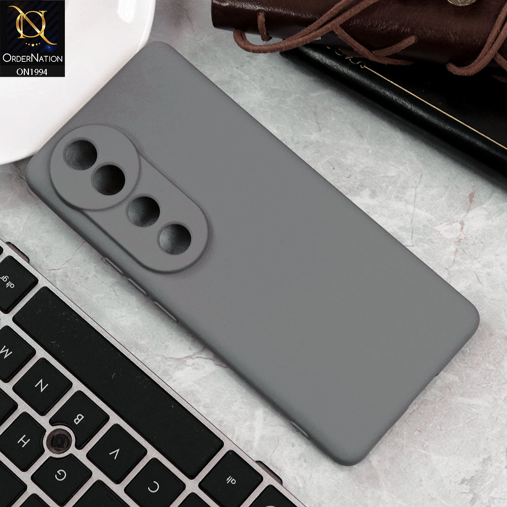 Vivo S19 Pro Cover - Light Gray - Matte Shockproof Sillica Gel Soft Case