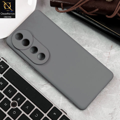 Vivo S19 Pro Cover - Light Gray - Matte Shockproof Sillica Gel Soft Case