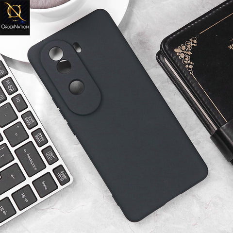 Vivo V40e Cover - Midnight Blue - Matte Shockproof Sillica Gel Soft Case