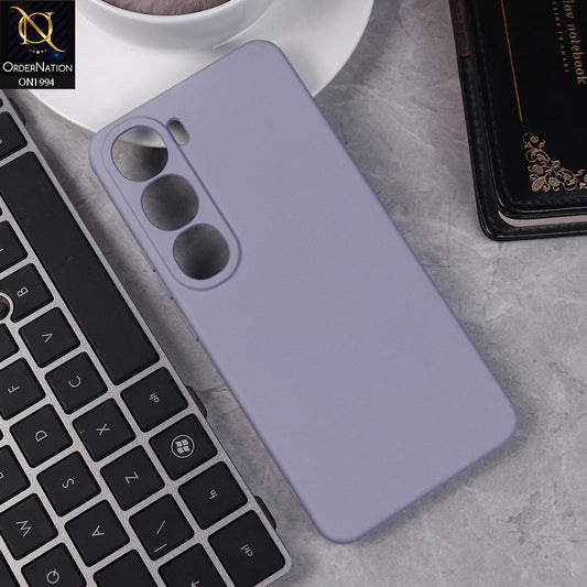 Vivo V40 Lite (IDN) Cover - Light Purple -  Matte Shockproof Sillica Gel Soft Case