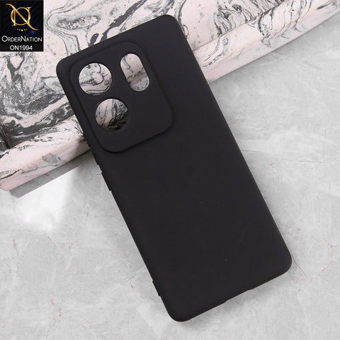 Infinix Zero 30 4G Cover - Black - Matte Shockproof Sillica Gel Soft Case