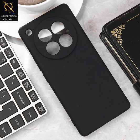 Infinix Zero 40 4G Cover - Black - Matte Shockproof Sillica Gel Soft Case