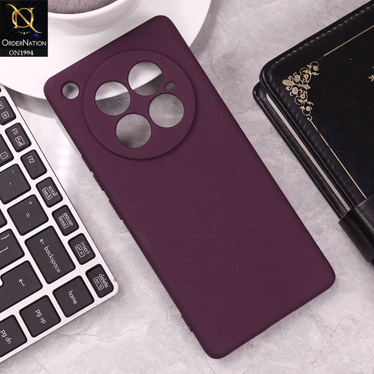 Infinix Zero 40 4G Cover - Purple - Matte Shockproof Sillica Gel Soft Case