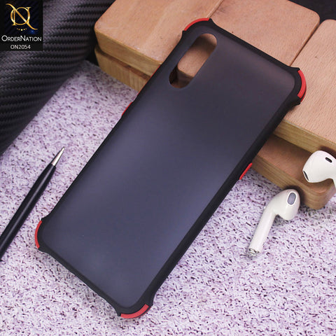 Samsung Galaxy A70 Cover - Black - Translucent Matte Shockproof Case