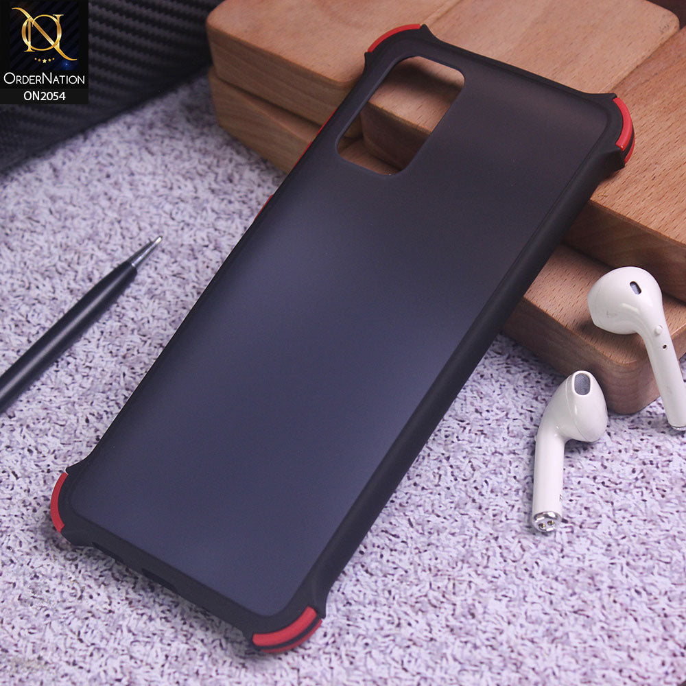 Samsung Galaxu S20 Cover - Black - Translucent Matte Shockproof Case