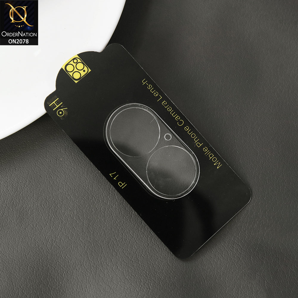iPhone 17 Camera Protector - Transparent - 3D Film 9H Glass Color Camera Lens Protector