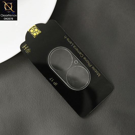 iPhone 17 Camera Protector - Transparent - 3D Film 9H Glass Color Camera Lens Protector