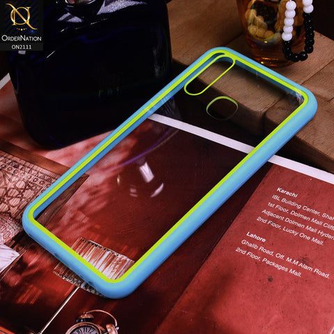 Vivo Y12 - Sky Blue - Shockproof Soft Edge Silicone Back Shell Case