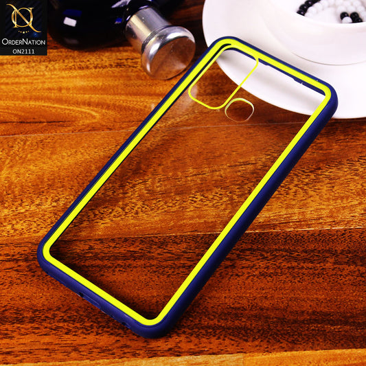 Vivo Y30 Cover - Blue - Shockproof Soft Edge Silicone Back Shell Case
