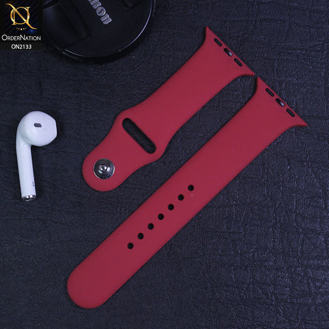 Apple Watch Series 3 (42mm) - Cardinalred - Soft Candy Color Watch Strap